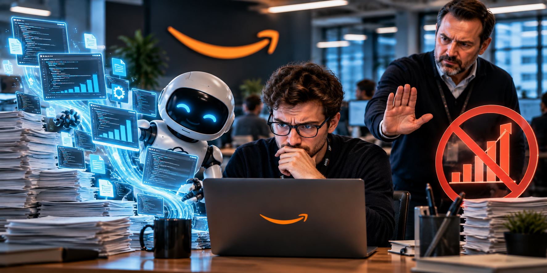 Amazon hovor� zamestnancom, aby nemaxovali vyu�itie AI len preto, aby vyzerali produkt�vne